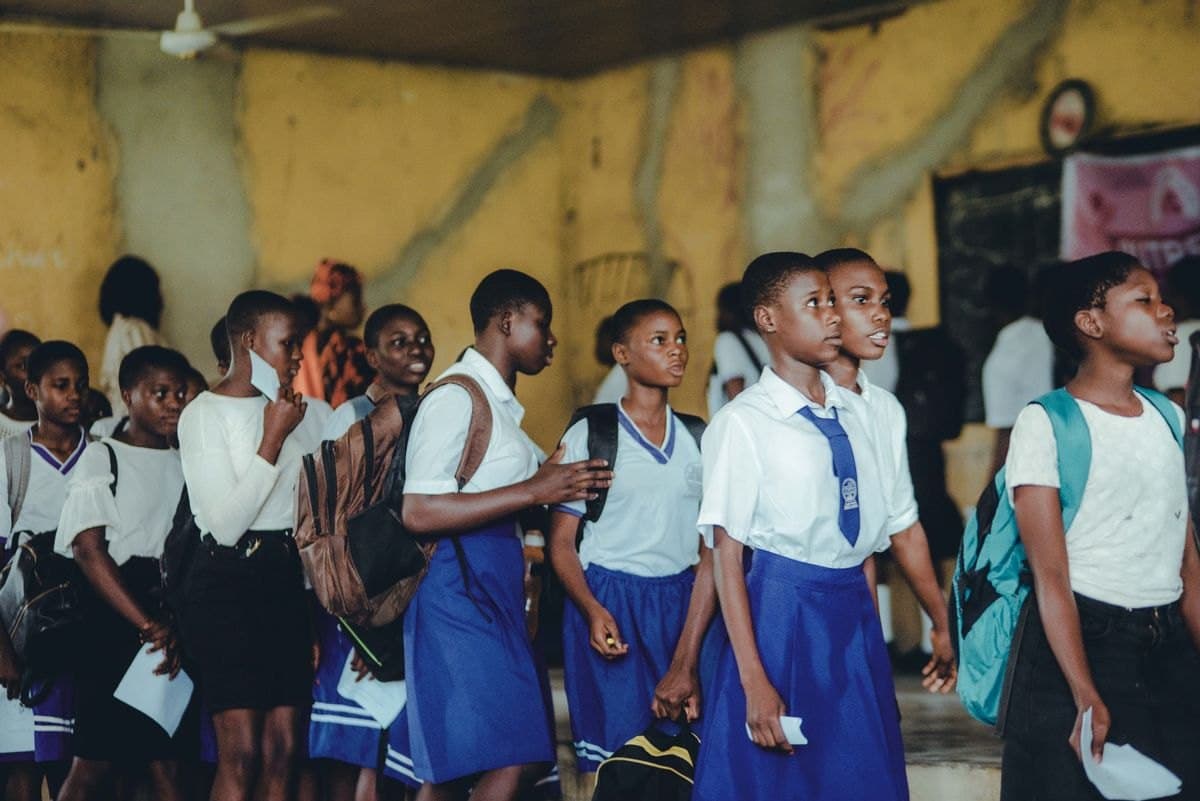 Secondary school students in Akamkpa